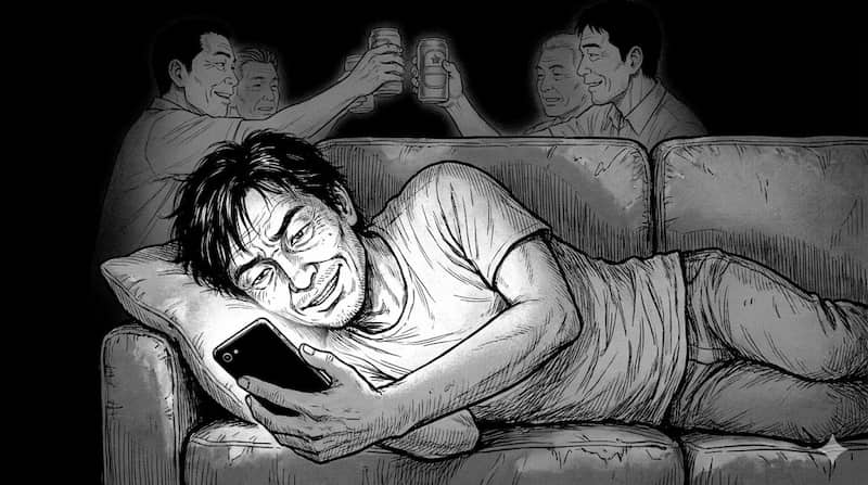 SHINZOUが生成した深夜の同志の劇画・サクッとマネートピック