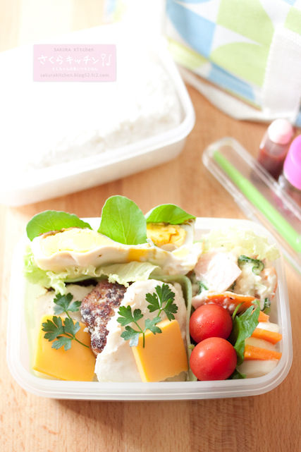 お弁当『略すと、ホワハン』と、うわさの納豆。 : さくらキッチン 〜さくちゃんのおもいつきごはん〜