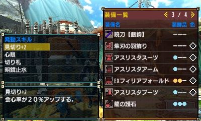狩技特化太刀装備 ヒカリさんのハンター生活