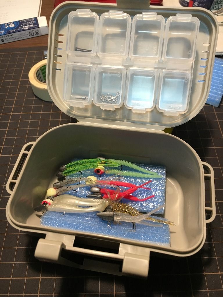 ワームケースと魚いれ さくまの釣れない日記 ワームケースと魚いれ さくまの釣れない日記