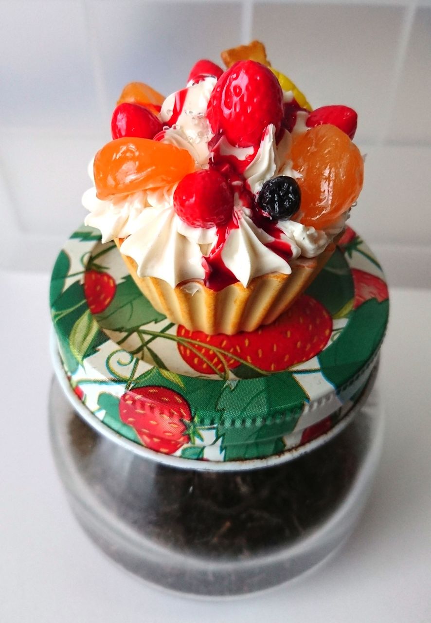 カップケーキ 樹脂粘土 Q作だるまblog