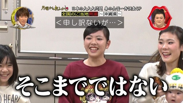 月曜から夜ふかし 3月日放送 全国ご当地問題 不美人伝説 光の道 世界遺産 音声案内 北溟サーキット 全国方言問題 ぶさいく方言決定戦 Halohalo Online