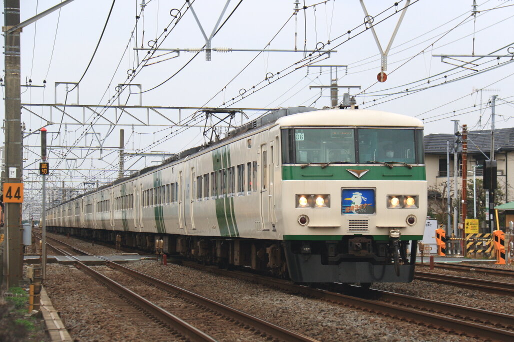 東北・高崎線の185系 : 線路は続くよどこまでも 東北・高崎線の185系 : 線路は続くよどこまでも