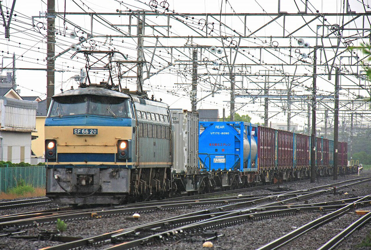 JR貨物の試験塗装機 EF6620 : 線路は続くよどこまでも