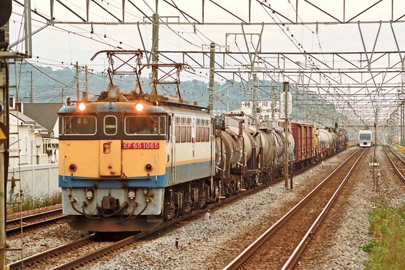 JR貨物の試験塗装機 EF651065 : 線路は続くよどこまでも