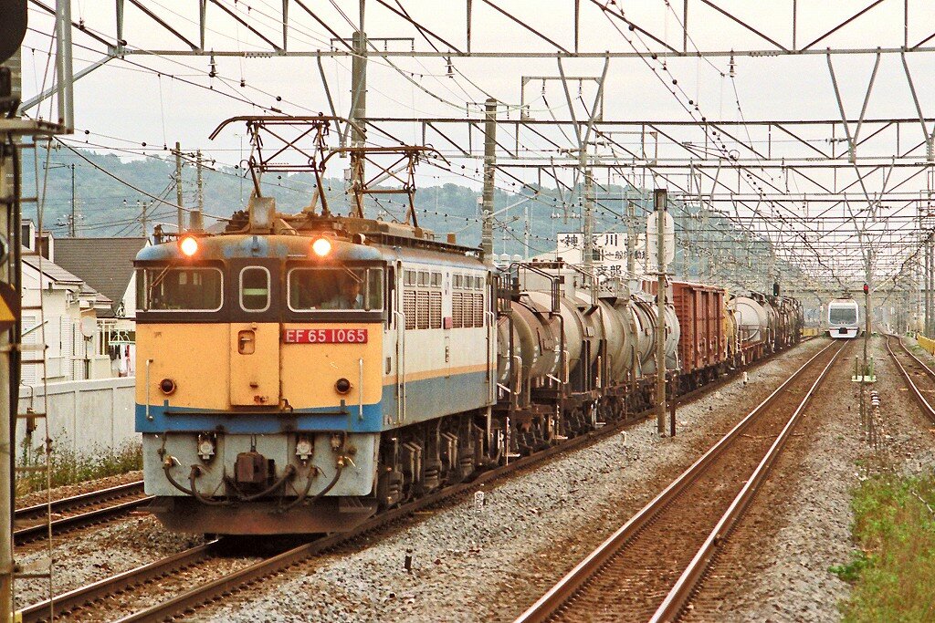 JR貨物の試験塗装機 EF651065 : 線路は続くよどこまでも