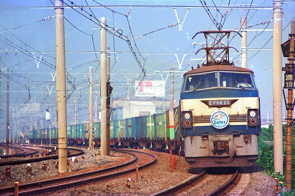 JR貨物の試験塗装機 EF6620 : 線路は続くよどこまでも