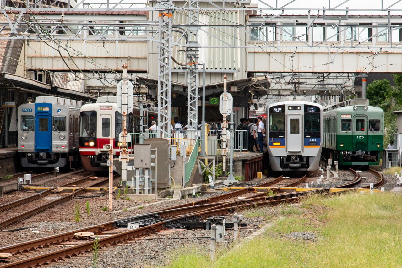 8/19 南海7100系旧塗装出場 : たかしまのーと -0冊目-