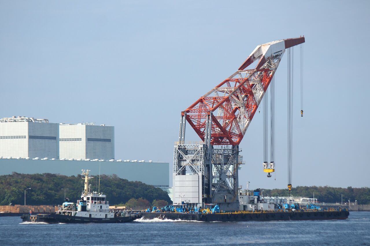 雑記 起重機船「さんこう」 : たかしまのーと -0冊目-