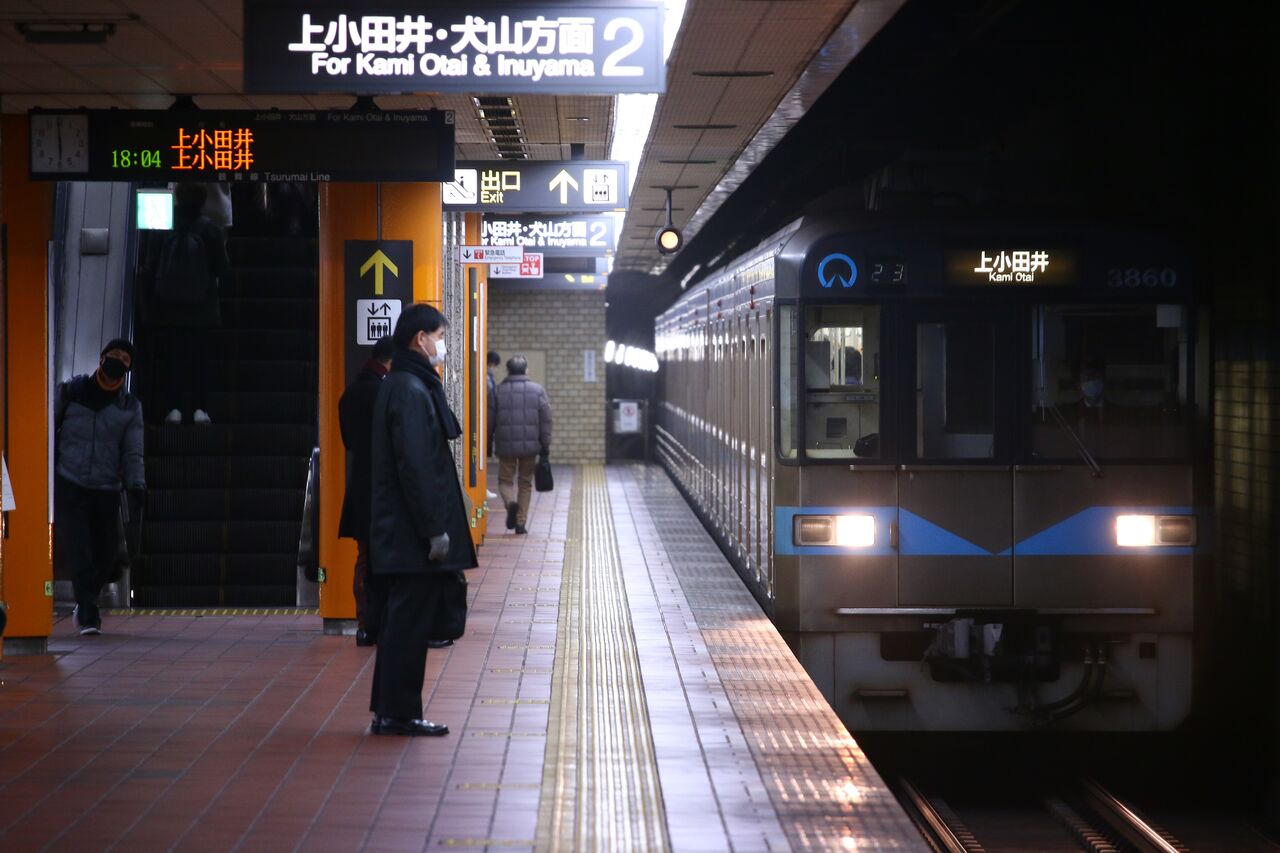 鶴舞線 12/28 突発名市交-鶴舞線夜の部 : たかしまのーと -0冊目-