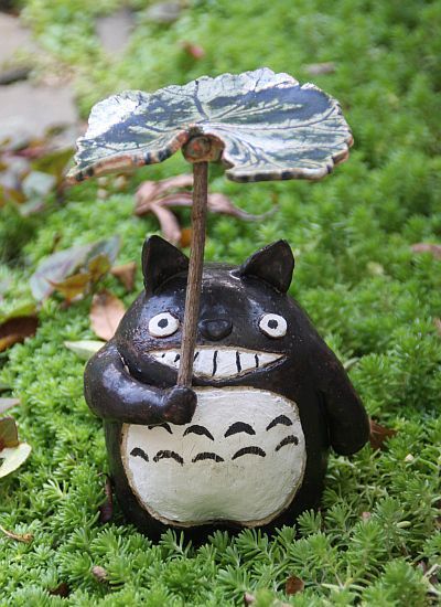 トトロ置物 黒かっ トトロ置物 黒かっ