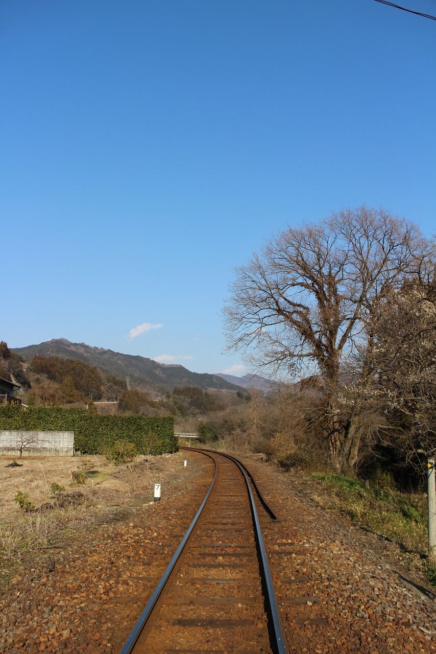 17 03 04 わ鐵駅巡りの旅 12 小中駅 まだ 旅の途中