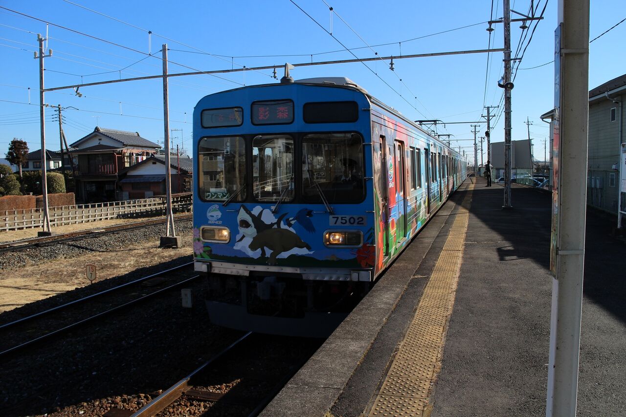 17 02 11 初めての秩父路を行く 04 小前田駅 まだ 旅の途中