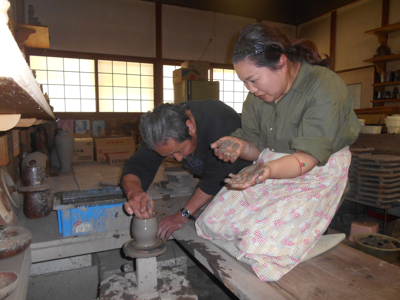 陶芸体験に来られた方の写真 Part 58 桜谷窯だより