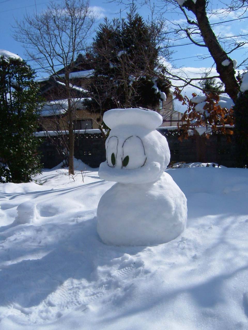 ドナルド 雪だるま ドナルド 雪だるま