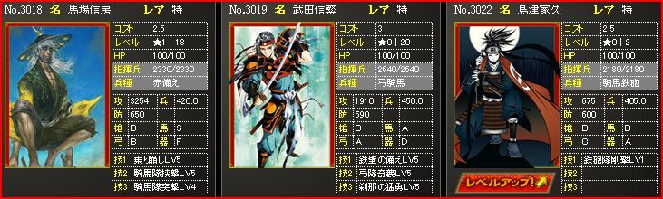 戦国ixa日記 特武将 パティ キーンに花束を