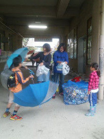 土合小アルミ缶回収3