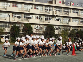 新開小20161116持久走大会1