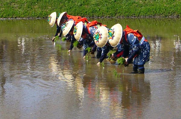 ・風流のはじめや奥の田植え歌