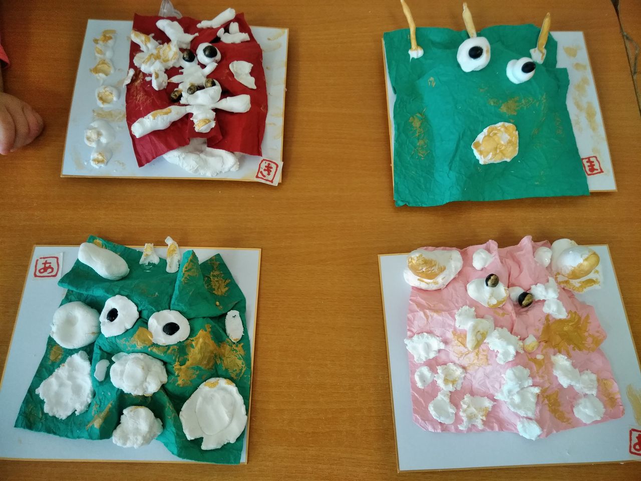 芸術保育で節分の鬼のお面を作りました さくらんぼ保育園ブログ 芸術保育で節分の鬼のお面を作りました さくらんぼ保育園ブログ