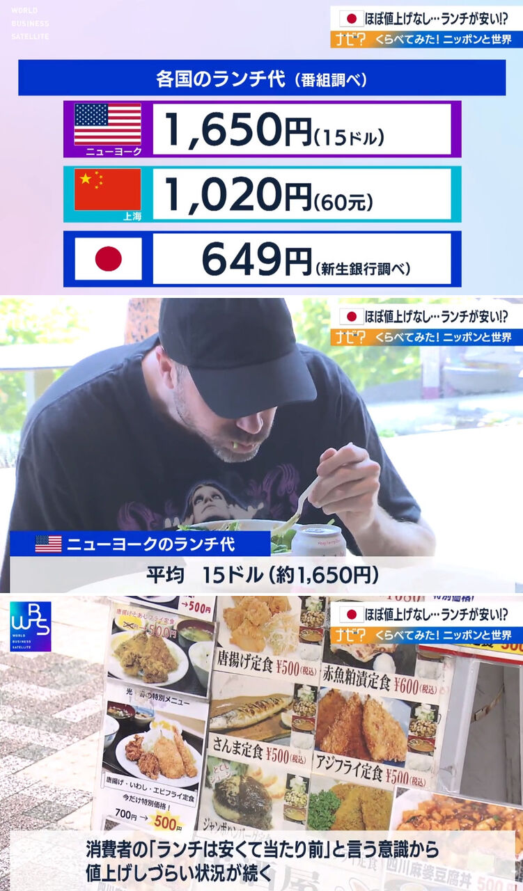 日本のランチ代 海外の半分だった たのしいまとめだよ