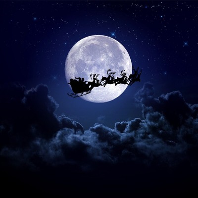 Santa Claus and Reindeer