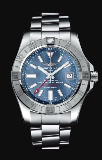 AVENGER II GMT BLUE MOTHER-OF-PEARL (1)