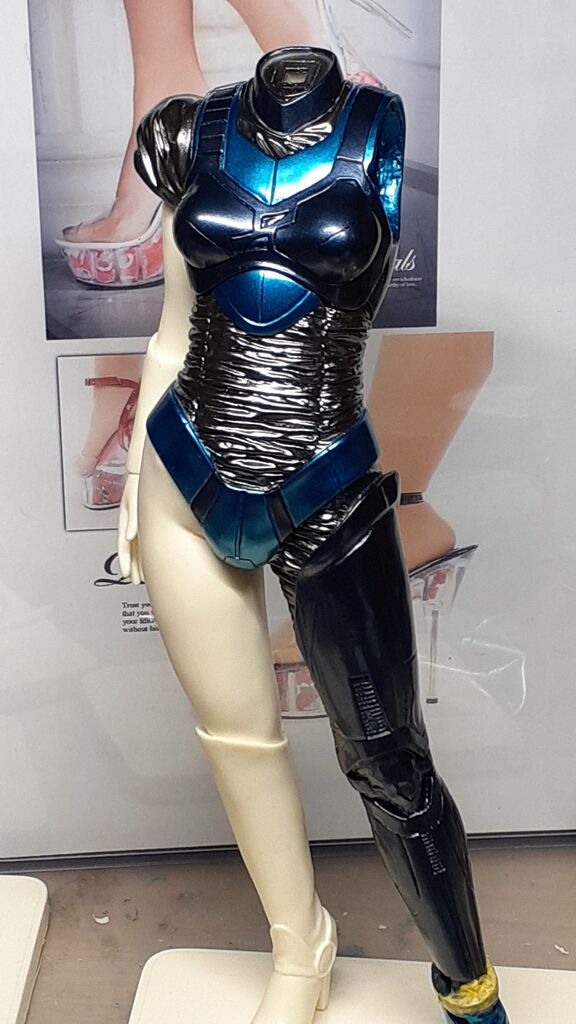 サイボーグ女・コスプレリアルフィギュア　レジン製　組立てキット　ゲーテル。 サイボーグ女・コスプレリアルフィギュア レジン製 組立てキット