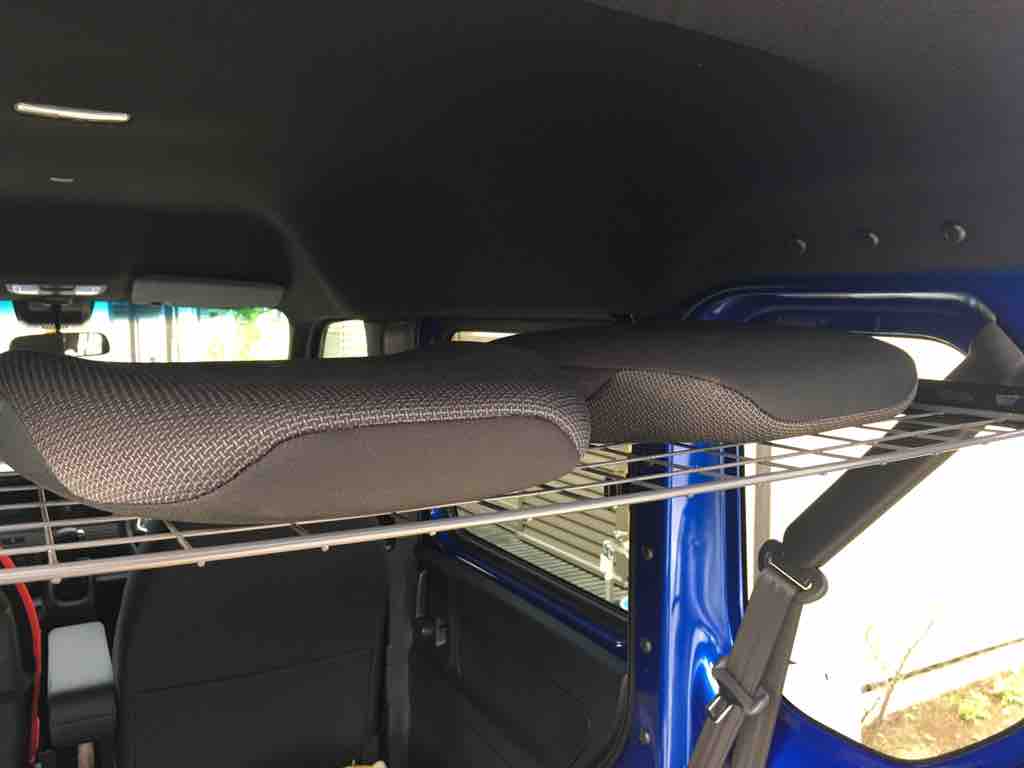 エヌバンのルーフインナーラック改修 ブッチャケ ぶっ鮭 日記