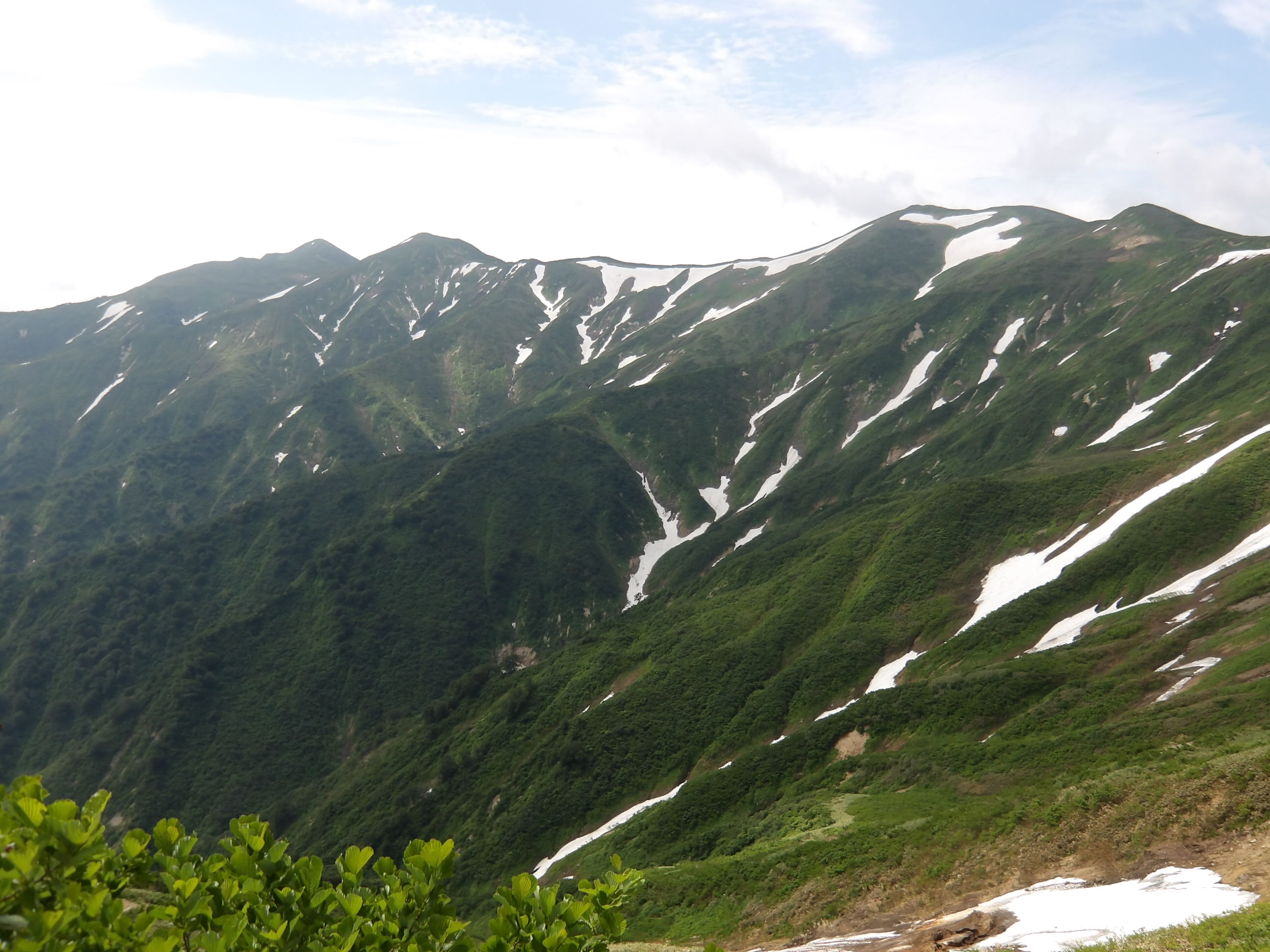 朝日連峰 水源の沢 朝日連峰水源の沢
