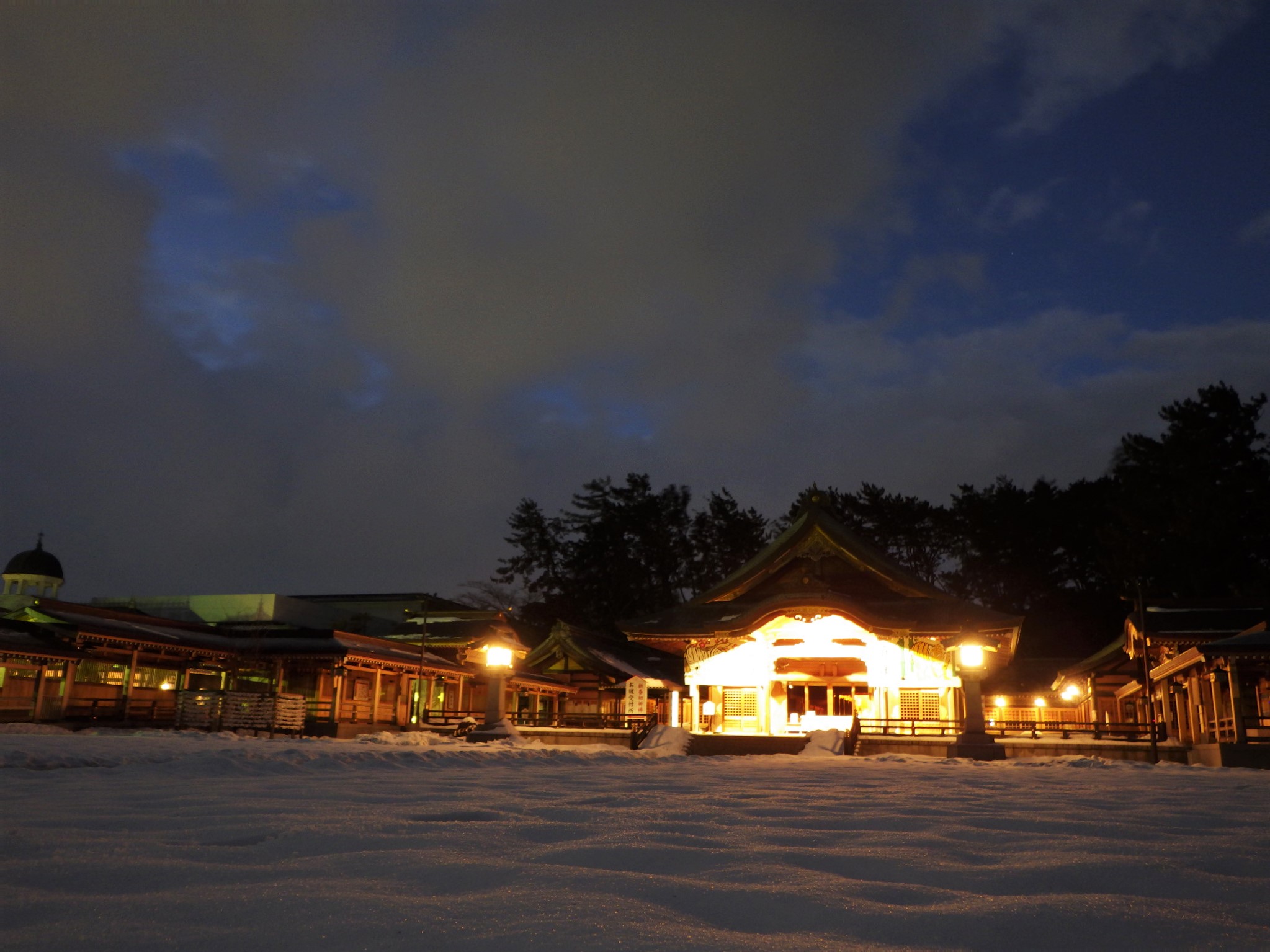 風雪のビバーク