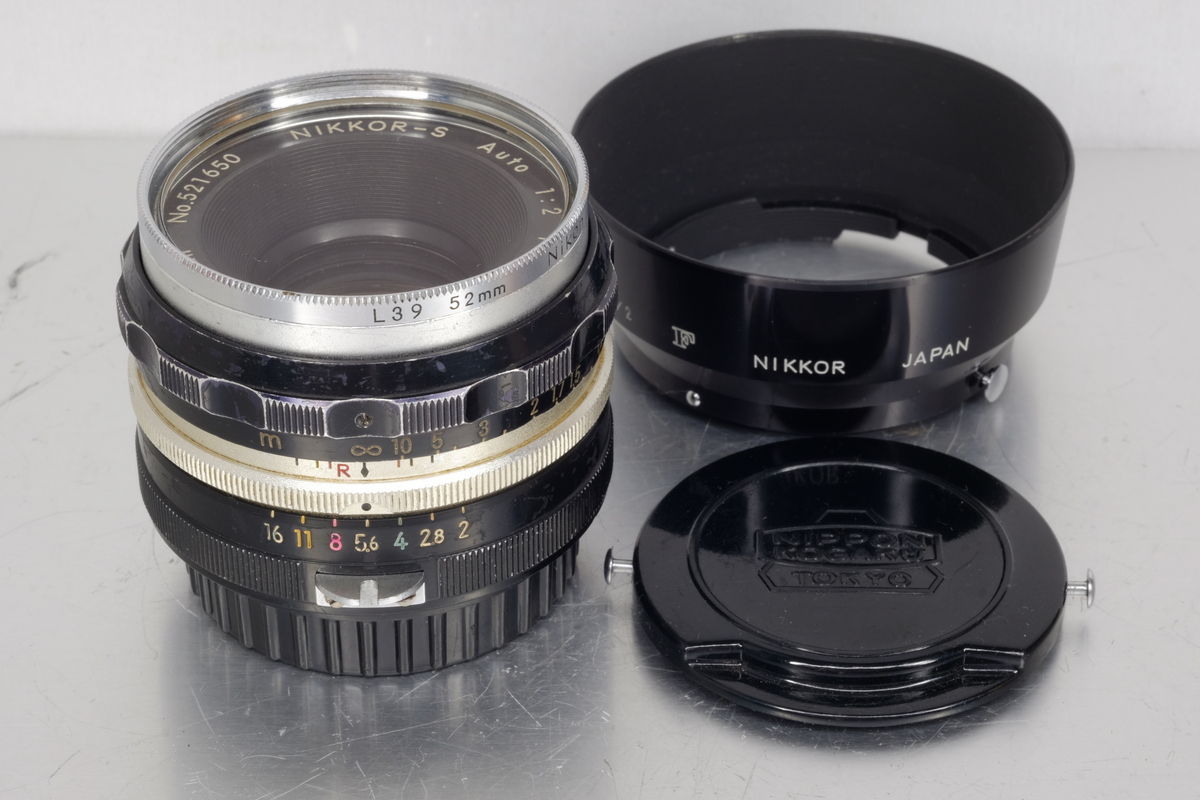 Nikkor S 50mm (5cm) F2 チックマーク : レストア ガレージ Nikkor S 50mm (5cm) F2 チックマーク : レストア ガレージ
