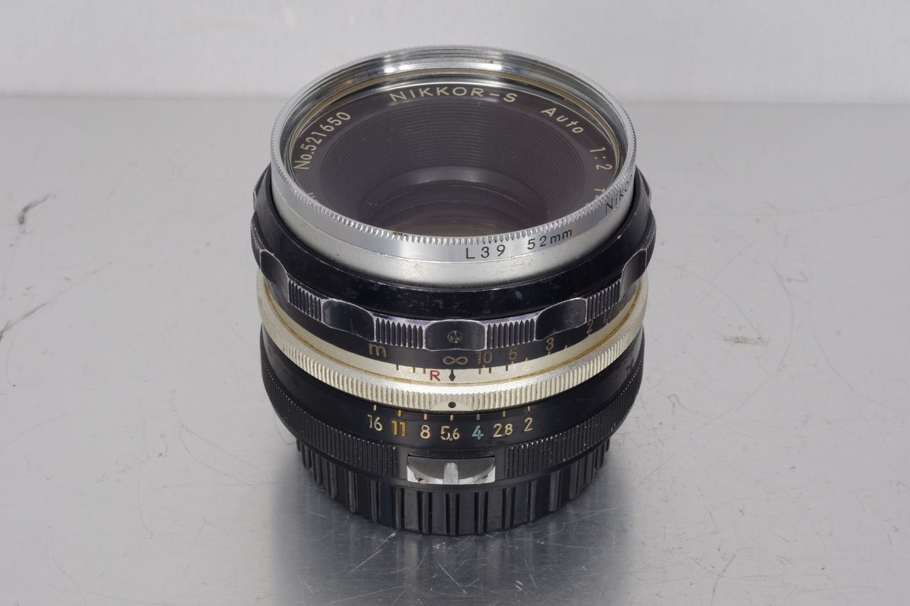 NIKKOR-S Auto 50mm F2 9枚絞り R刻印 チックマーク NIKKOR-S Auto 50mm F2 9枚絞り R刻印 チックマーク NIKKOR-S Auto