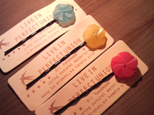 ﾌﾟﾗｽﾁｯｸとﾅﾁｭﾗﾙｼｪﾙのﾚﾄﾛﾎﾞﾀﾝﾍｱﾋﾟﾝ Recycleﾌｧﾌﾞﾘｯｸのﾅﾁｭﾗﾙﾐｯｸｽﾘﾎﾞﾝﾏｯﾄ 東京 中野 Salt Pepper ｿﾙﾄ ﾍﾟｯﾊﾟｰ