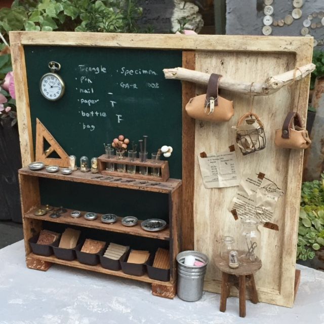 連絡用】ミニチュア理系アンティーク【ドールハウスやブライスに】