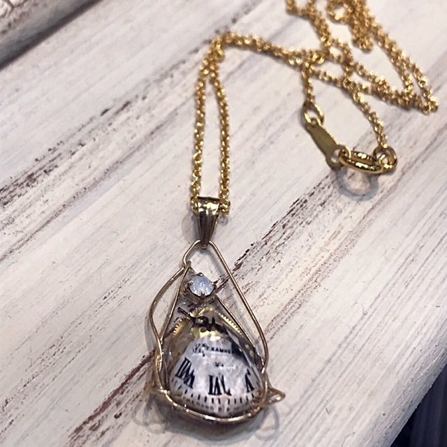 アンティーク コラージュ フレーム レース すずらん 時計文字盤 【公式