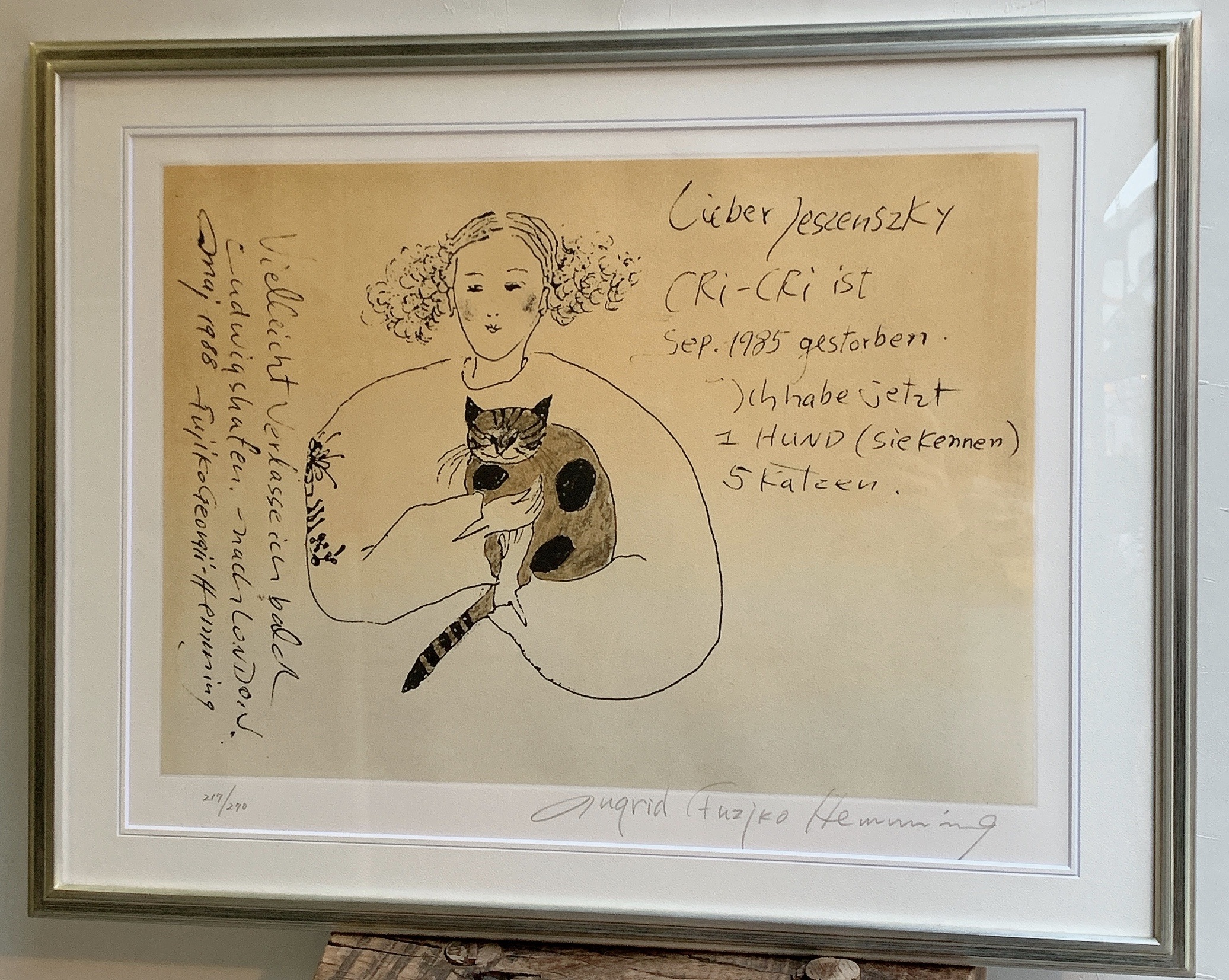 フジ子・ヘミング、髙橋慧 「ねこ展」 : 東京・中野 *SALT&PEPPER