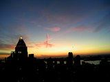 ハドソン川夕景