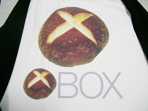 XBOXロゴ風『しいたけBOX』Tシャツ到着04
