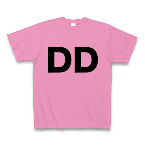 【誰か一人なんて決められない!ヲタT!】レッテルシリーズ DD Tシャツ(ピンク)【DDヲタT】