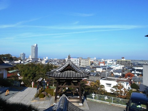 郷照寺境内からの風景