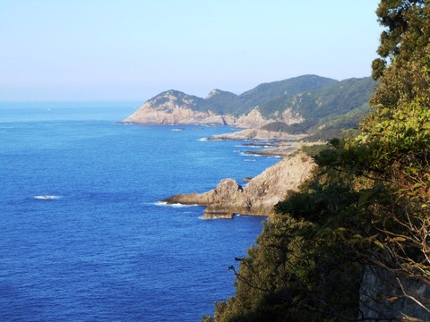 足摺岬（海と岸壁）