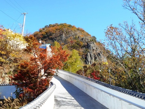 出釈迦寺捨身が岳への参道