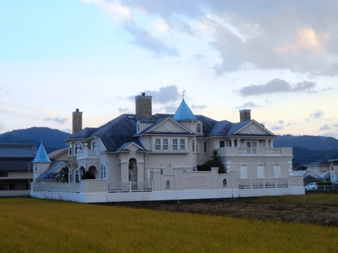 ３５番への道（畑中の城）