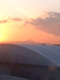 代々木からの富士山