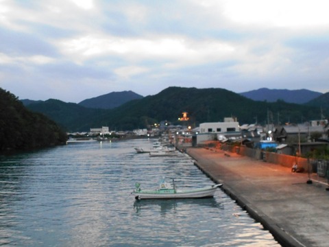 日和佐の夕暮れ