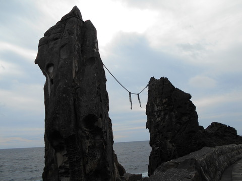 ２４番への道（夫婦岩）