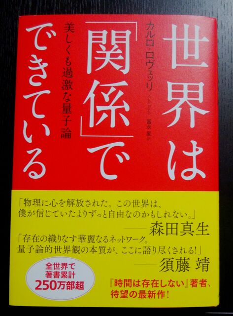 ソルティはかた かく語りき 本 世界は 関係 でできている 美しくも過激な量子論 カルロ ロヴェッリ著