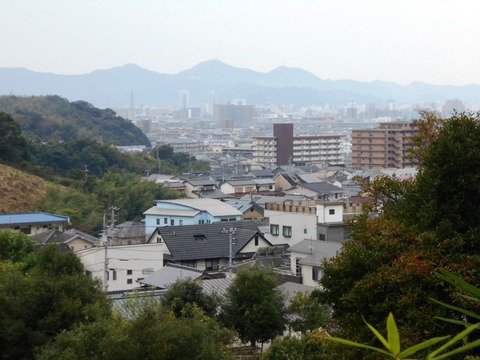 30番への道（高知市遠望）