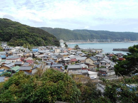 ３９番への道（大月大浦）